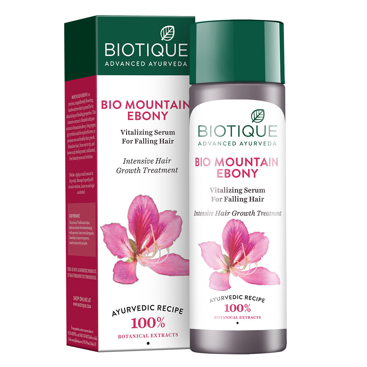 Biotique Bio Mountain Ebony Vitalizing Serum For Falling Hair-120ml