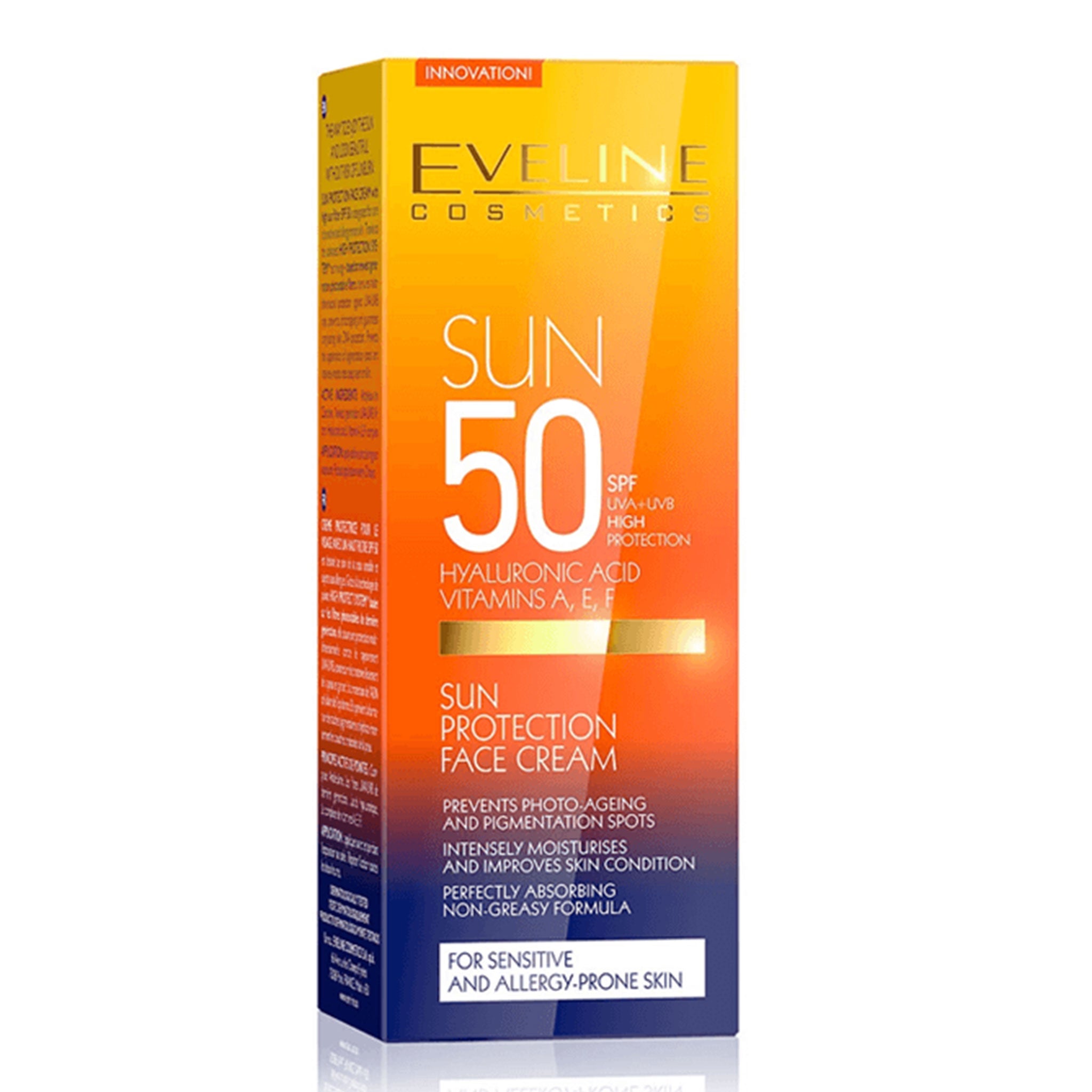 EVELINE Sun Protection Face Cream SPF50 50ml